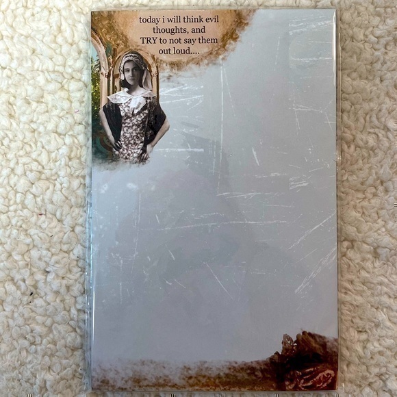 Inviting Co. “Evil Thoughts” Notepad - Picture 1 of 4